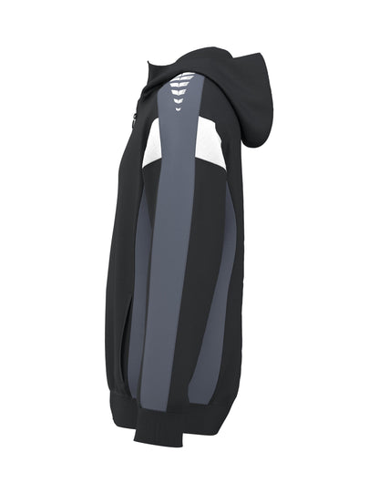 ERIMA CELEBRATE 125 Training Jacket with hood (schwarz/slate grey)