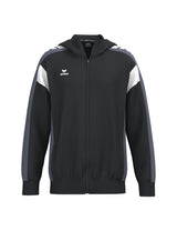 ERIMA CELEBRATE 125 Training Jacket with hood (schwarz/slate grey)