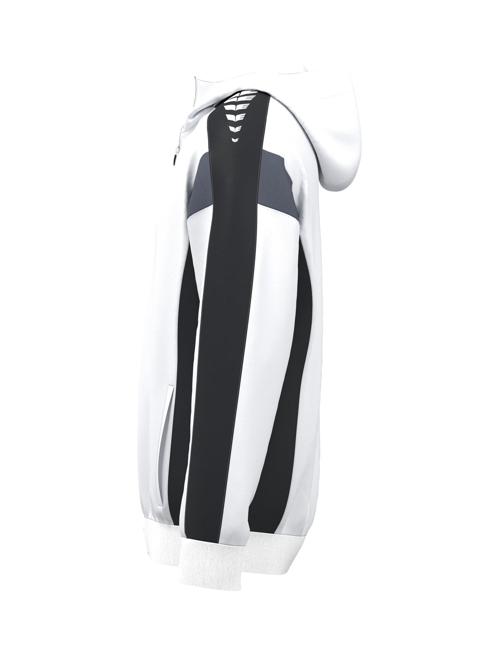 ERIMA CELEBRATE 125 Training Jacket with hood (weiß/schwarz)