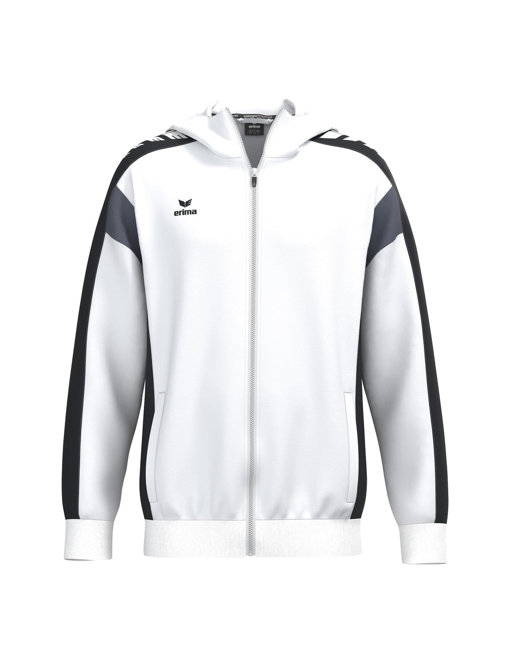ERIMA CELEBRATE 125 Training Jacket with hood (weiß/schwarz)