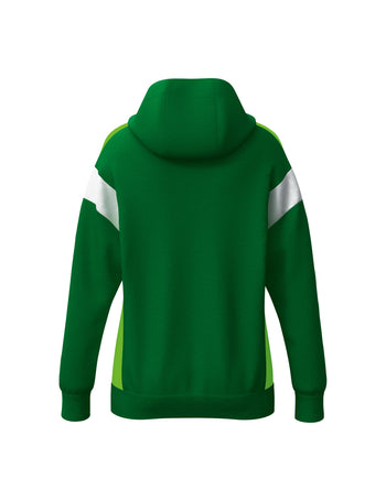 ERIMA CELEBRATE 125 Training Jacket with hood Damen (smaragd/green gecko)