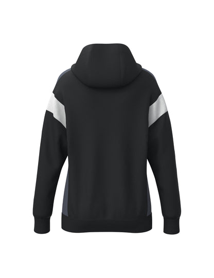 ERIMA CELEBRATE 125 Training Jacket with hood Damen (schwarz/slate grey)
