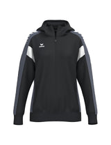 ERIMA CELEBRATE 125 Training Jacket with hood Damen (schwarz/slate grey)