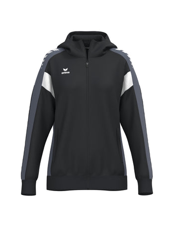 ERIMA CELEBRATE 125 Training Jacket with hood Damen (schwarz/slate grey)