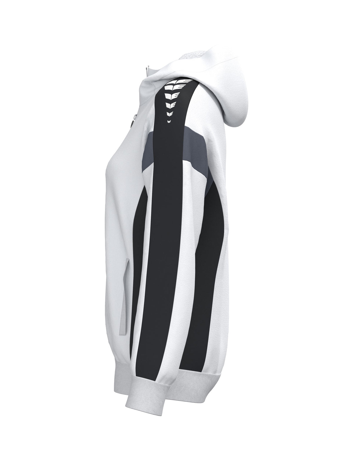 ERIMA CELEBRATE 125 Training Jacket with hood Damen (weiß/schwarz)
