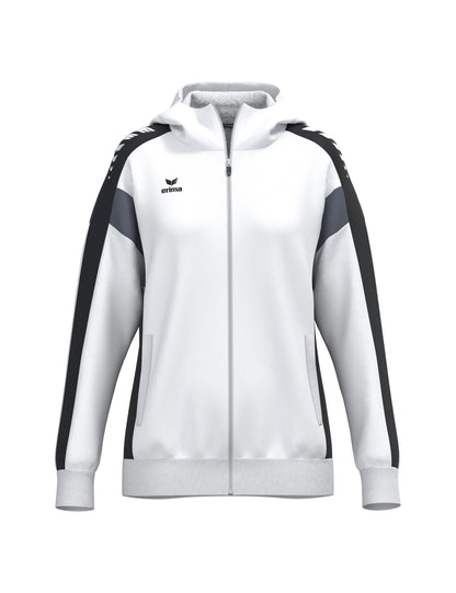 ERIMA CELEBRATE 125 Training Jacket with hood Damen (weiß/schwarz)