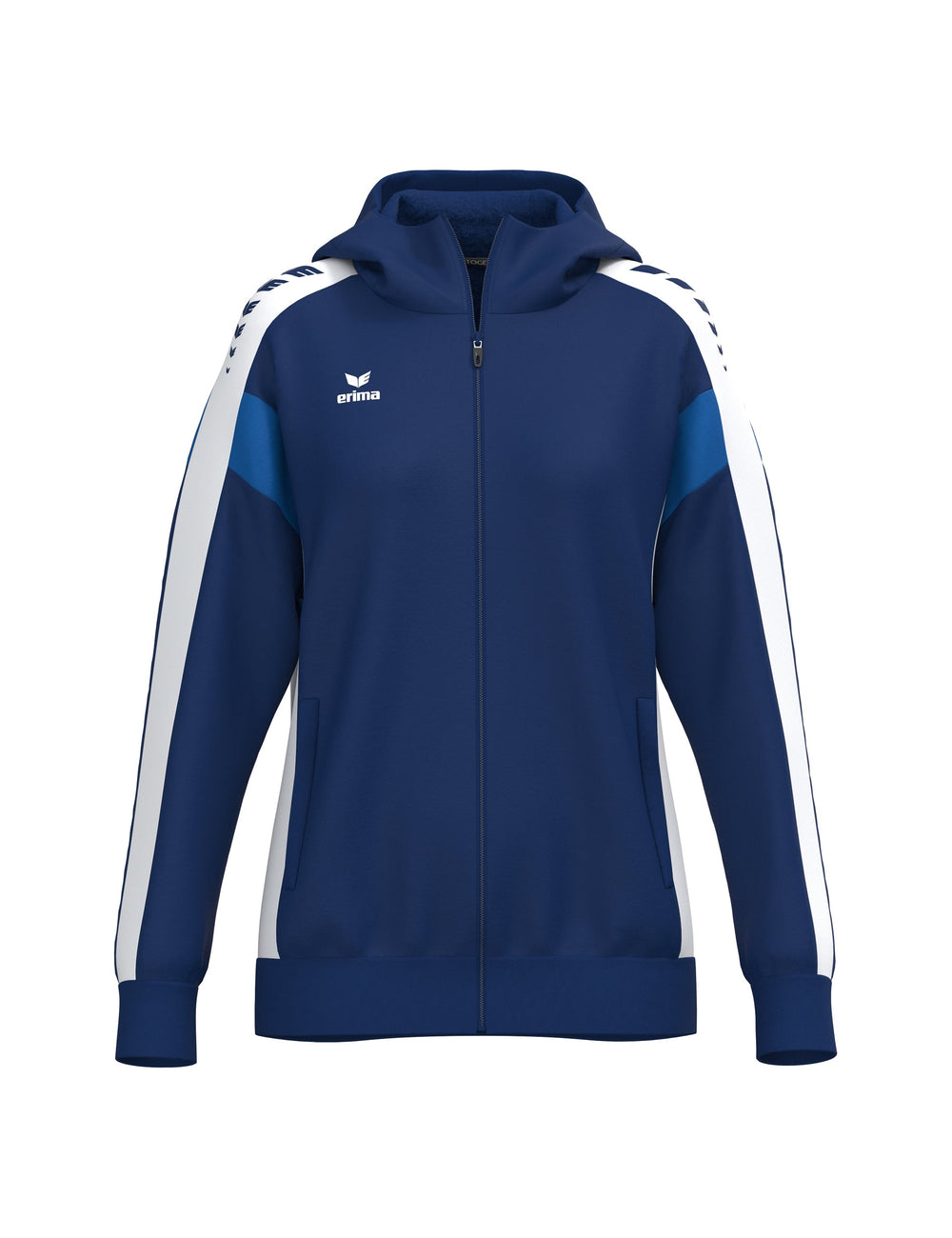 ERIMA CELEBRATE 125 Training Jacket with hood Damen (new navy/weiß)