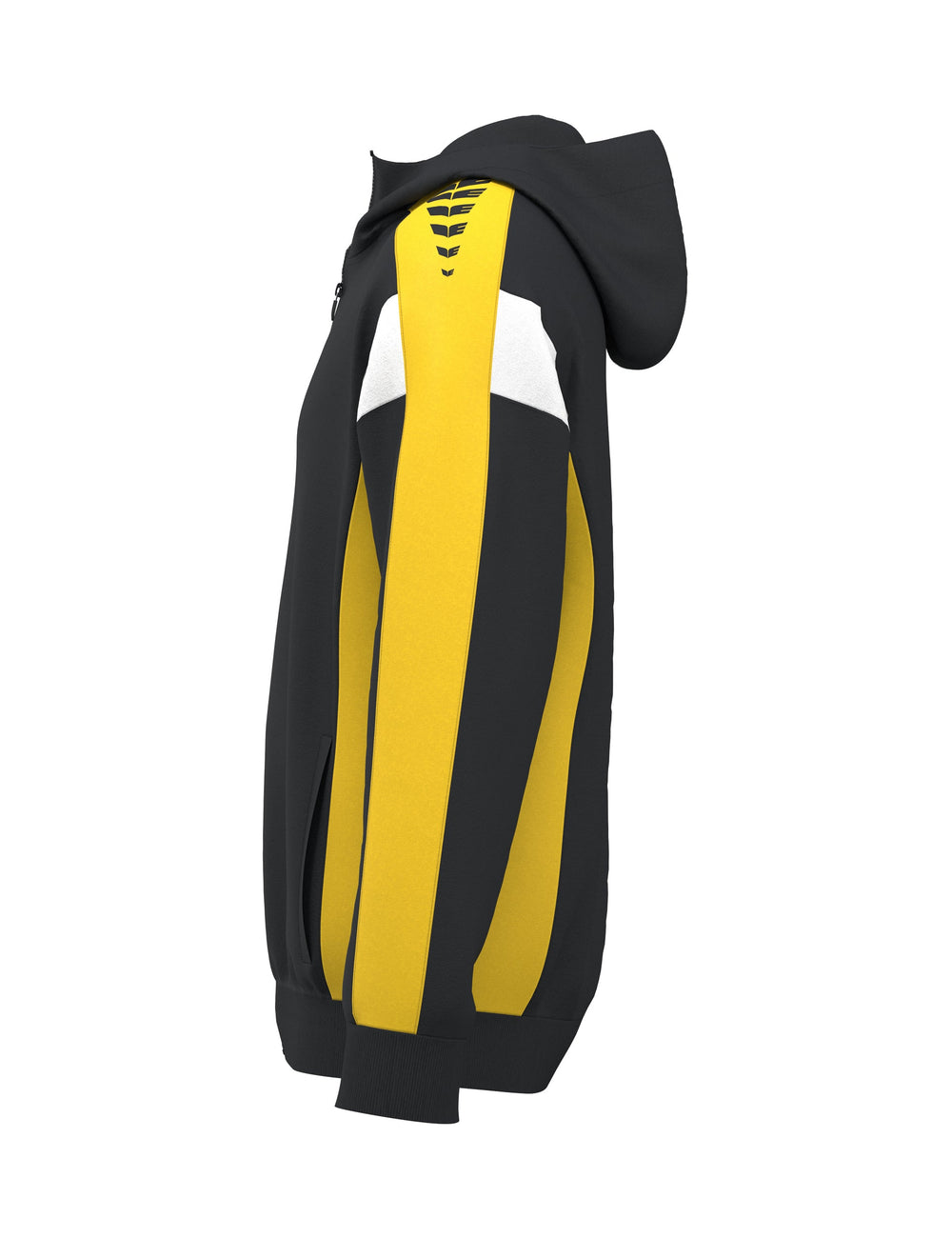 ERIMA CELEBRATE 125 Training Jacket with hood (schwarz/gelb)