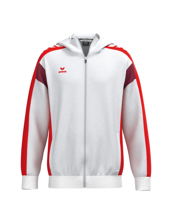 ERIMA CELEBRATE 125 Training Jacket with hood (weiß/rot)