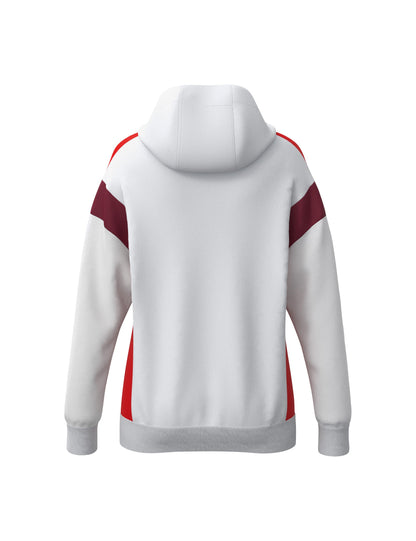 ERIMA CELEBRATE 125 Training Jacket with hood Damen (weiß/rot)