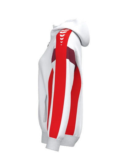 ERIMA CELEBRATE 125 Training Jacket with hood Damen (weiß/rot)