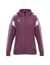 ERIMA CELEBRATE 125 Training Jacket with hood Damen (burgundy/lavender)