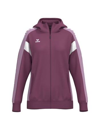 ERIMA CELEBRATE 125 Training Jacket with hood Damen (burgundy/lavender)