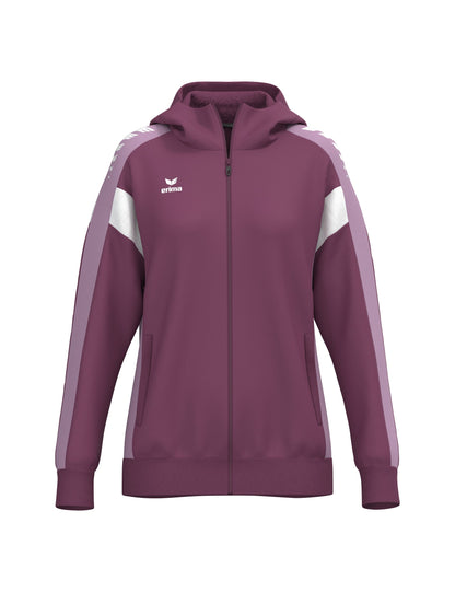 ERIMA CELEBRATE 125 Training Jacket with hood Damen (burgundy/lavender)