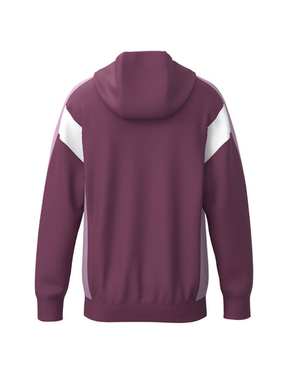 ERIMA CELEBRATE 125 Training Jacket with hood (burgundy/lavender)