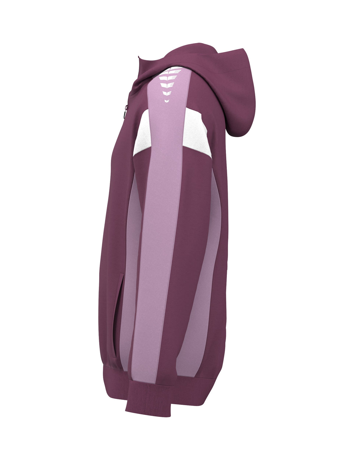 ERIMA CELEBRATE 125 Training Jacket with hood (burgundy/lavender)