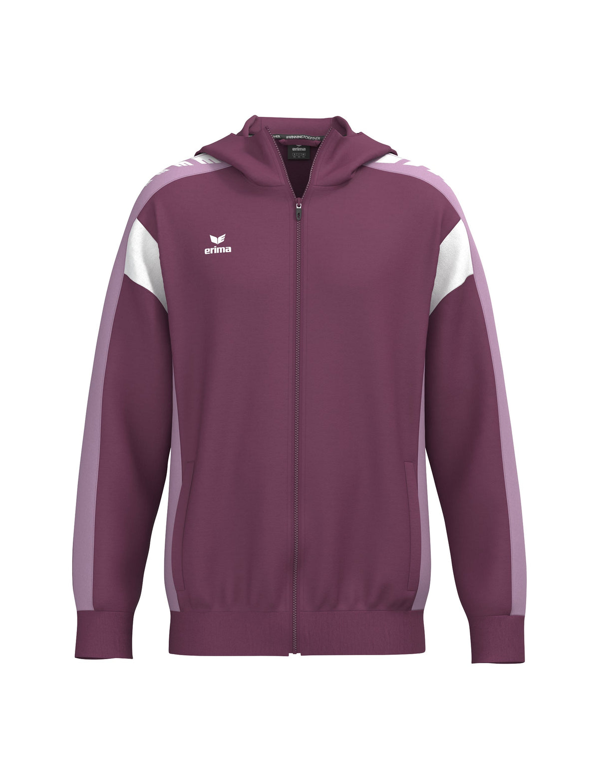 ERIMA CELEBRATE 125 Training Jacket with hood (burgundy/lavender)
