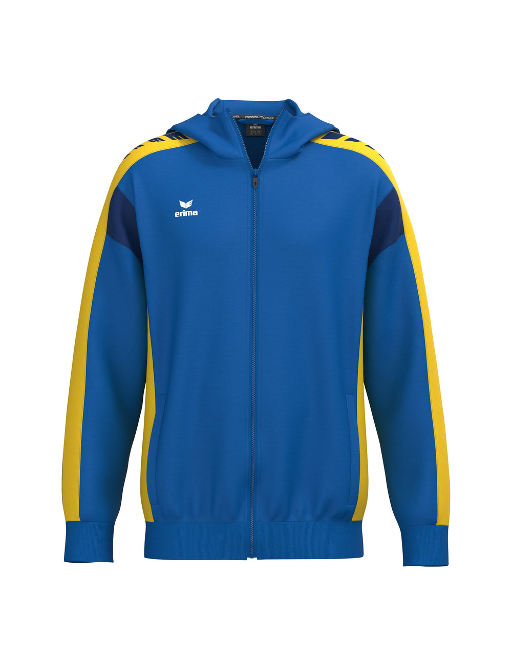ERIMA CELEBRATE 125 Training Jacket with hood (new royal/gelb)