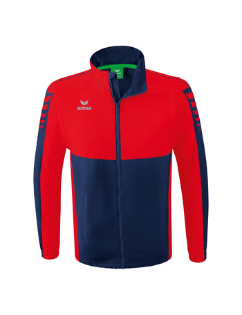 ERIMA Six Wings Jacke mit abnehmbaren Ärmeln Unisex Blau