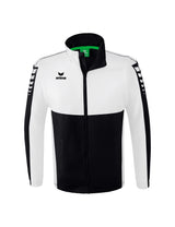 ERIMA Six Wings Jacke mit abnehmbaren Ärmeln Unisex Schwarz