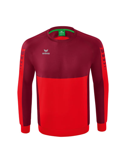 ERIMA Six Wings Sweatshirt Unisex Rot