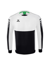 ERIMA Six Wings Sweatshirt Kinder Schwarz