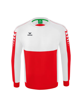 ERIMA Six Wings Sweatshirt Unisex Rot