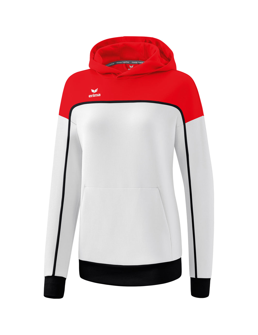 ERIMA CHANGE Kapuzensweat Damen Weiß