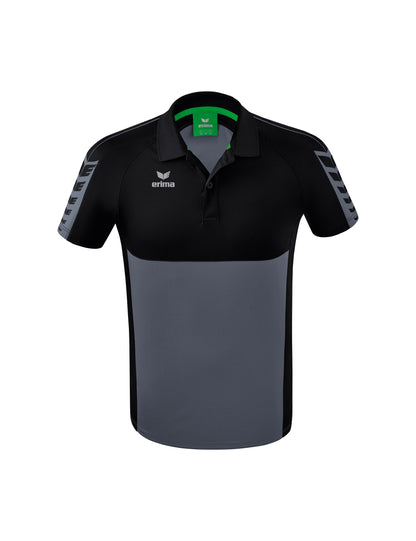 ERIMA Six Wings Poloshirt Unisex Grau
