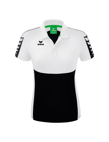 ERIMA Six Wings Poloshirt Damen Schwarz