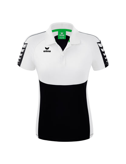 ERIMA Six Wings Poloshirt Damen Schwarz