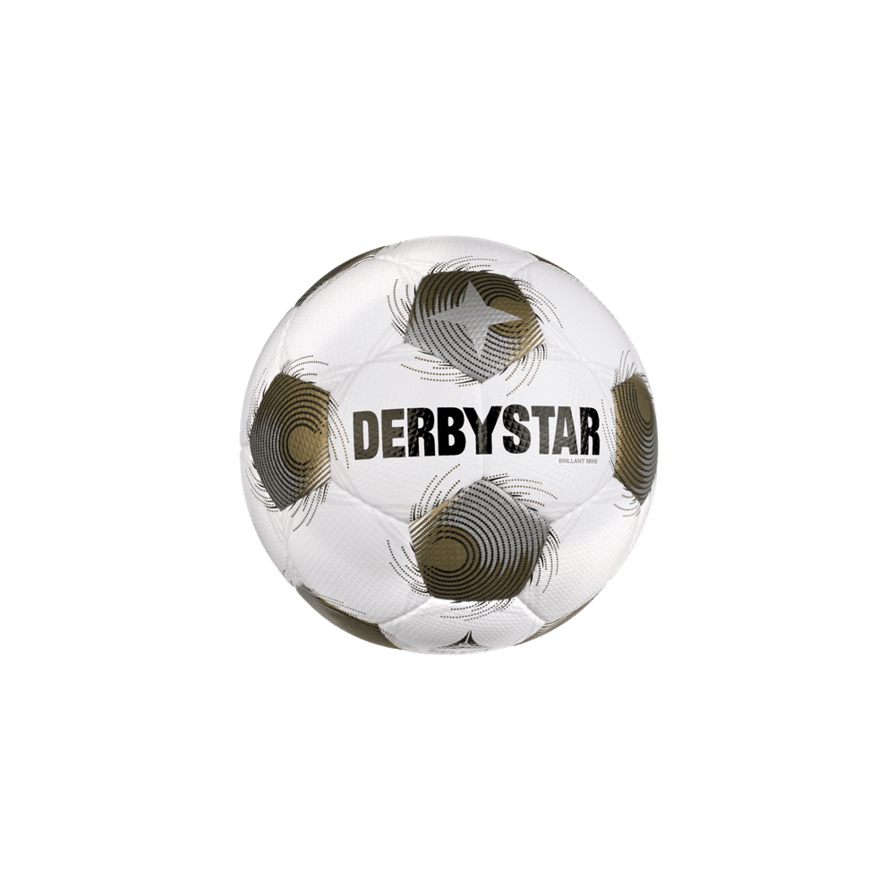 DERBYSTAR Brillant Miniball v25 (weiss/gold/silber)