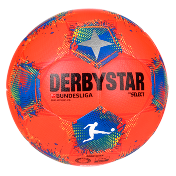 DERBYSTAR Bundesliga Brillant Replica High Visible v25 (orange/blau)