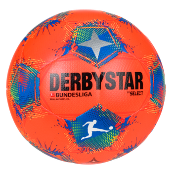 DERBYSTAR Bundesliga Brillant Replica High Visible v25 (orange/blau)