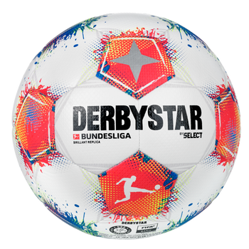 DERBYSTAR Bundesliga Brillant Replica v25 (weiss/blau/rot)