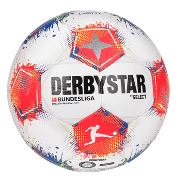 DERBYSTAR Bundesliga Brillant Replica Light v25 (weiss/blau/rot)