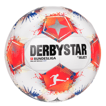 DERBYSTAR Bundesliga Brillant Replica Light v25 (weiss/blau/rot)