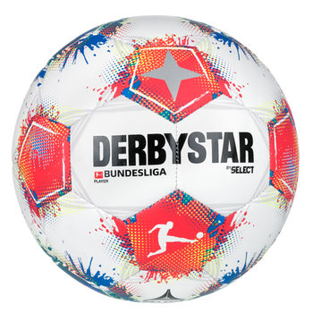 DERBYSTAR Bundesliga Player v25 (weiss/blau/rot)