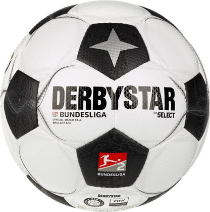 Derbystar 10er Ballpaket 2. BL BRILLANT APS CLASSIC v24 430 Weiß Gr. 5