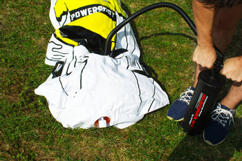 Powershot Standpumpe  mit 3 verschiedenen Aufsätzen