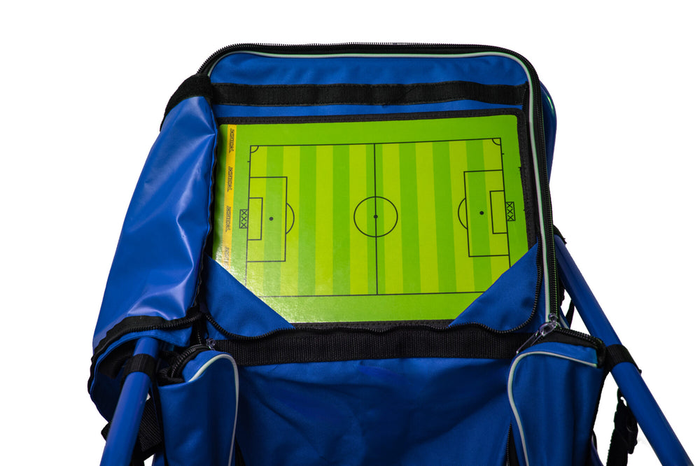 POWERSHOT POWERCART Gerätewagen Fußball (blau/weiß)
