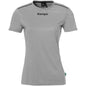 KEMPA Poly Shirt Damen Dunkelgrau