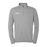 KEMPA 1/4 Zip Top Kind (dark grau melange)