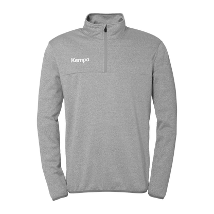 KEMPA 1/4 Zip Top Kind (dark grau melange)