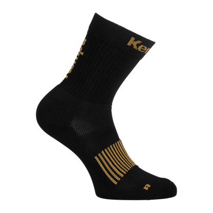 KEMPA Logo Classic Socken (schwarz/gold)