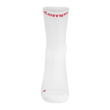 KEMPA Logo Classic Socken (weiß/rot)