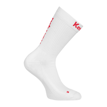 KEMPA Logo Classic Socken (weiß/rot)