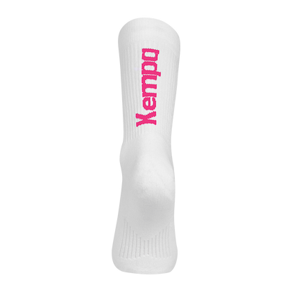 KEMPA Logo Classic Socken (weiß/pink)