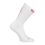 KEMPA Logo Classic Socken (weiß/pink)