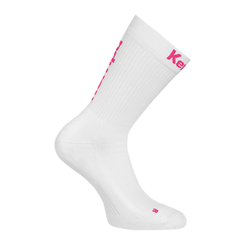KEMPA Logo Classic Socken (weiß/pink)